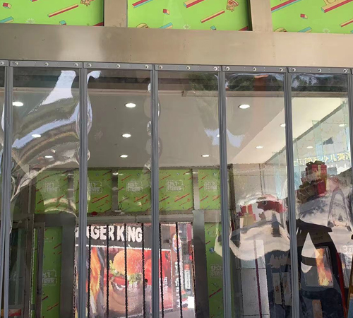  pvc商場折疊（dié）門